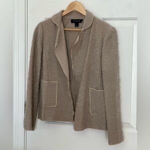 ST. John Open Front Mohair Blazer Cardigan
